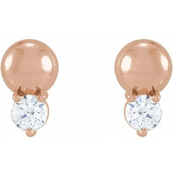 Accented Bead Earrings Image 2 Hopman Jewelers Elkhart, IN