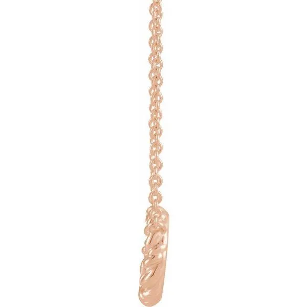Rope Circle Necklace Image 2 Arthur's Jewelry Bedford, VA