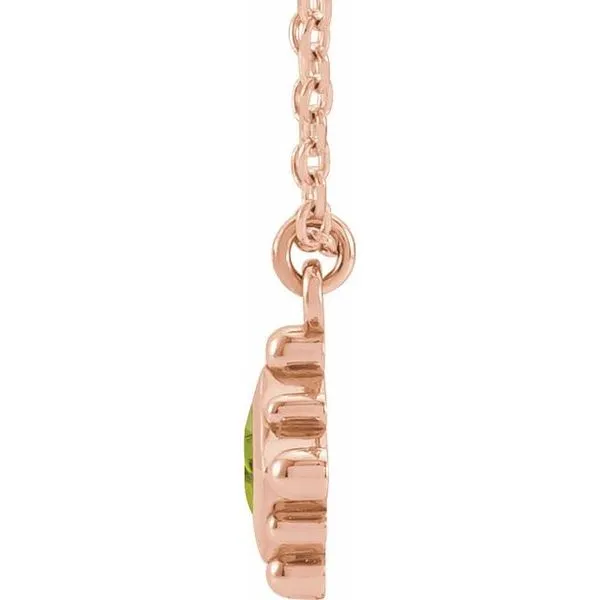 Bezel-Set Beaded Necklace Image 2 James & Williams Jewelers Berwyn, IL