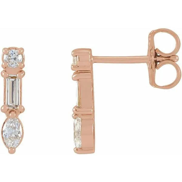 Multi-Shape Bar Earrings Hart's Jewelers Grants Pass, OR