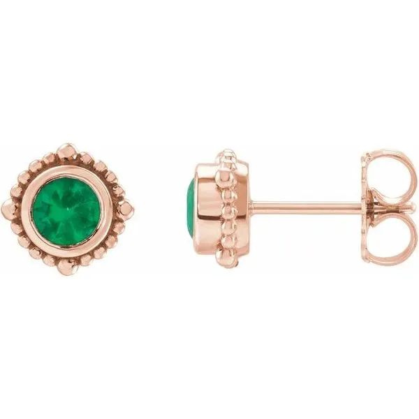 Beaded Halo-Style Stud Earrings Delfine's Jewelry Charleston, WV