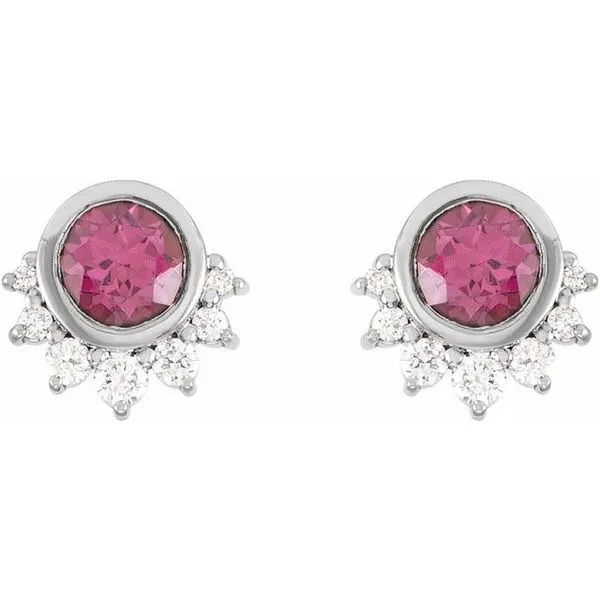 Accented Earrings Image 2 Long Jewelers Chesapeake, VA