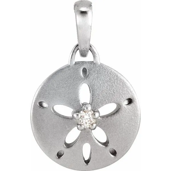 Sand Dollar Pendant Hopman Jewelers Elkhart, IN