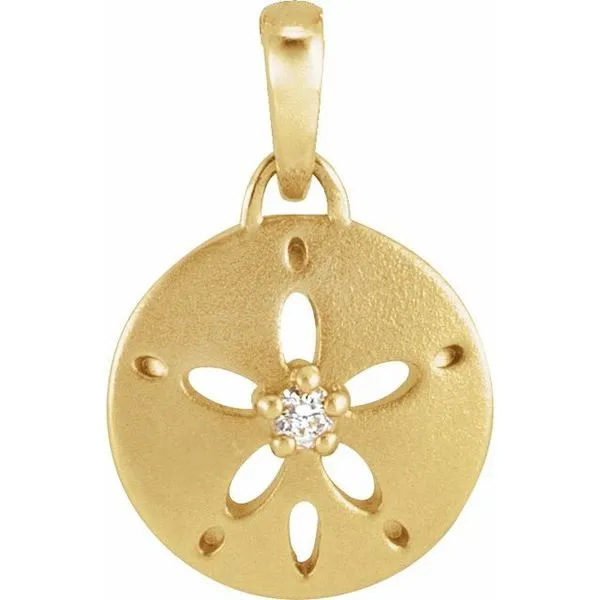 Sand Dollar Pendant Hopman Jewelers Elkhart, IN
