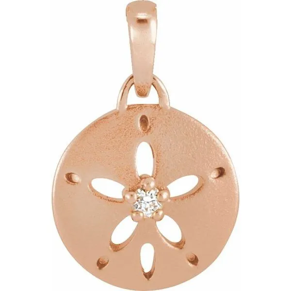Sand Dollar Pendant James & Williams Jewelers Berwyn, IL