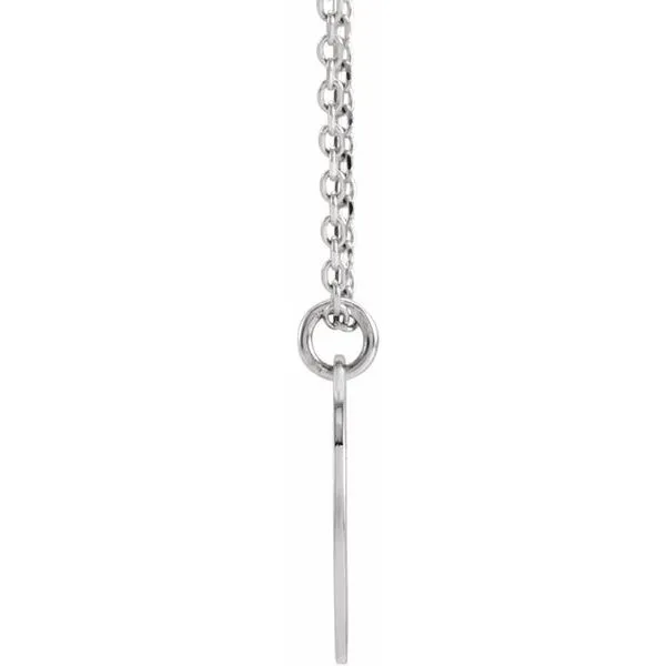 Pierced Key Silhouette Necklace Image 2 J. Meredith Jewelers Delafield, WI