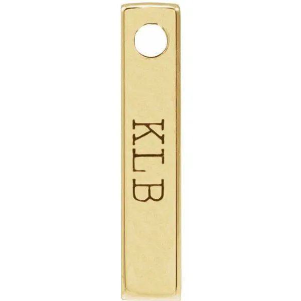 Engravable Bar Pendant Image 5 SIERRA MOON Auburn, CA