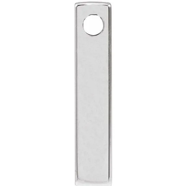 Engravable Bar Pendant Image 3 Colonial Jewelers of Easton Easton, MD