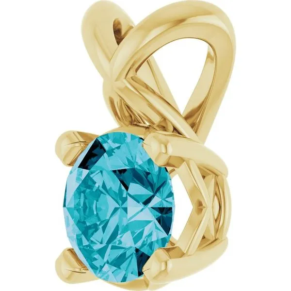 Solitaire Pendant Image 2 James & Williams Jewelers Berwyn, IL