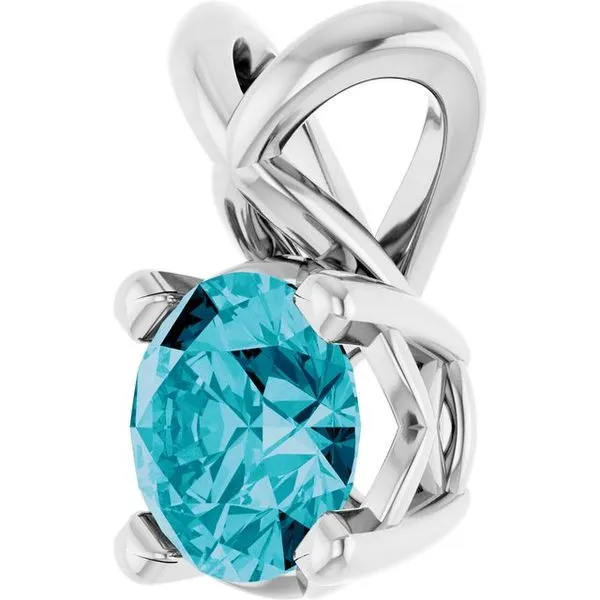 Solitaire Pendant Image 2 James & Williams Jewelers Berwyn, IL