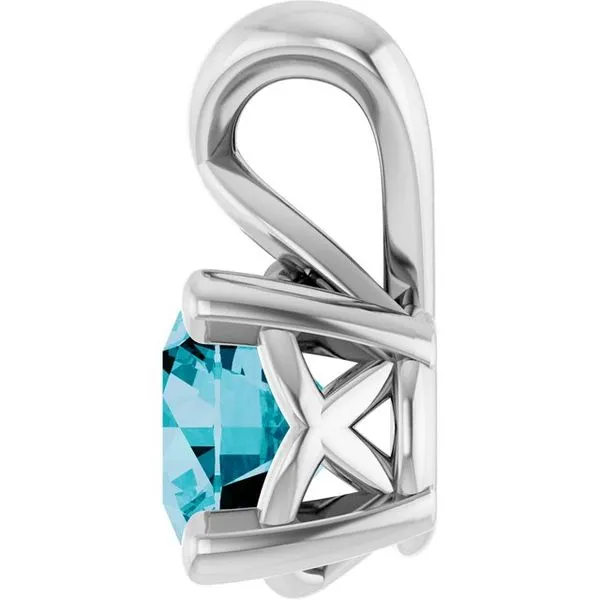 Solitaire Pendant Image 3 J. Meredith Jewelers Delafield, WI