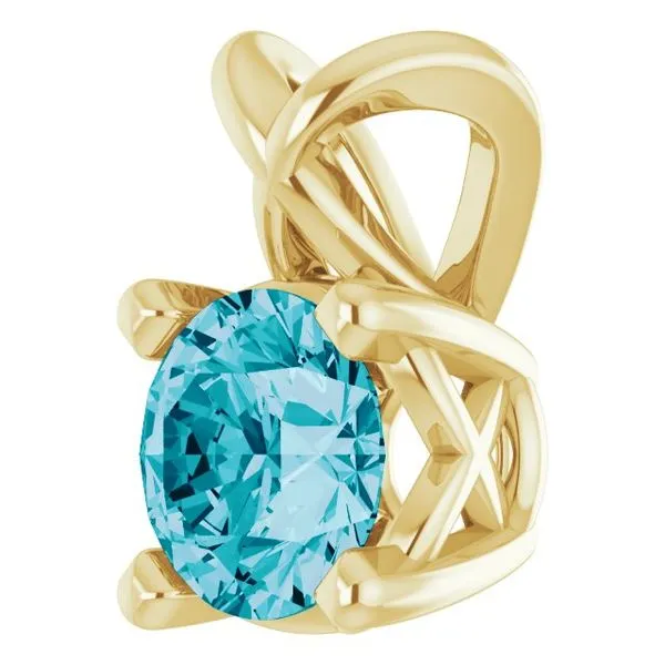 Solitaire Pendant Image 2 Cherry Street Jewelers Tulsa, OK