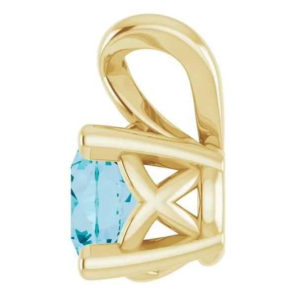 Solitaire Pendant Image 3 Cherry Street Jewelers Tulsa, OK