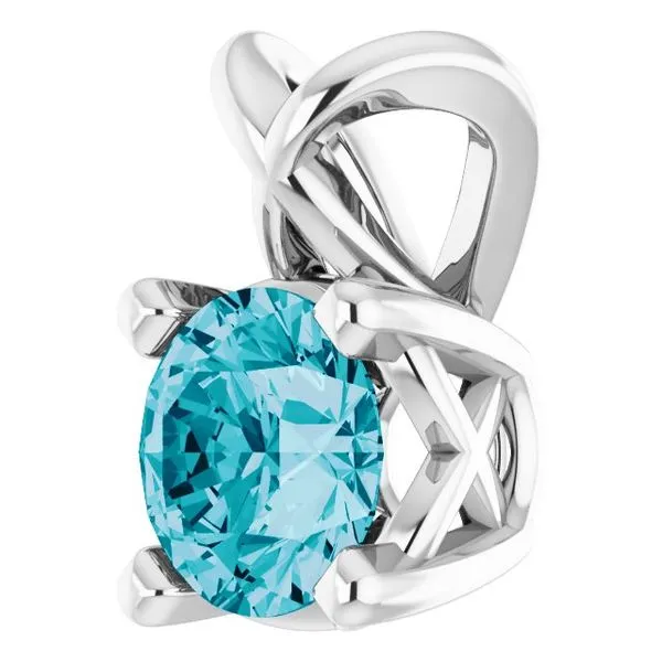 Solitaire Pendant Image 2 Hopman Jewelers Elkhart, IN