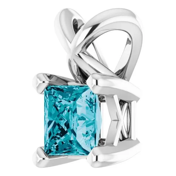 Solitaire Pendant Image 2 Milan's Jewelry Inc Sarasota, FL