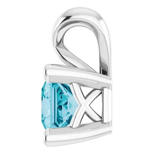 Solitaire Pendant Image 3 Cherry Street Jewelers Tulsa, OK