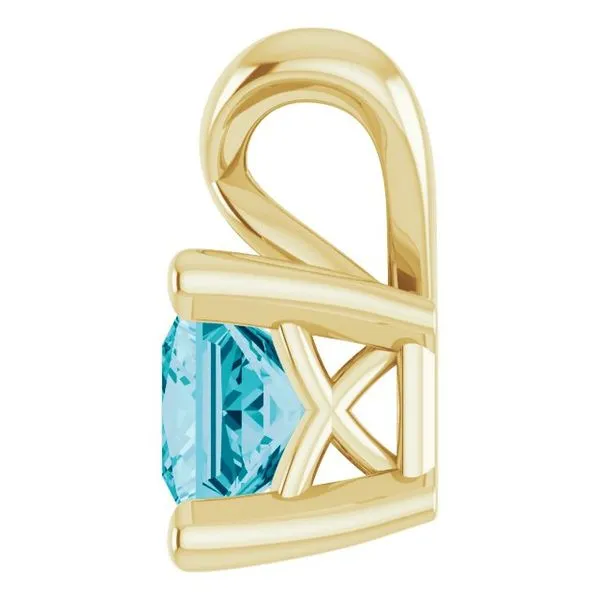 Solitaire Pendant Image 3 Cherry Street Jewelers Tulsa, OK