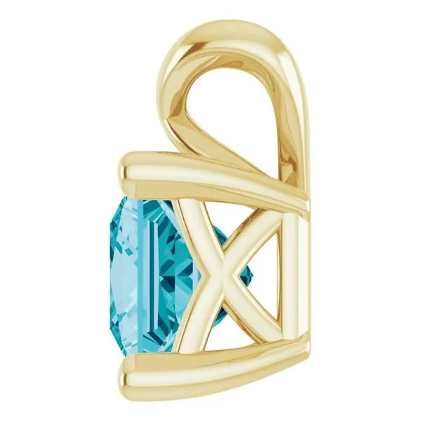 Solitaire Pendant Image 3 J. Meredith Jewelers Delafield, WI