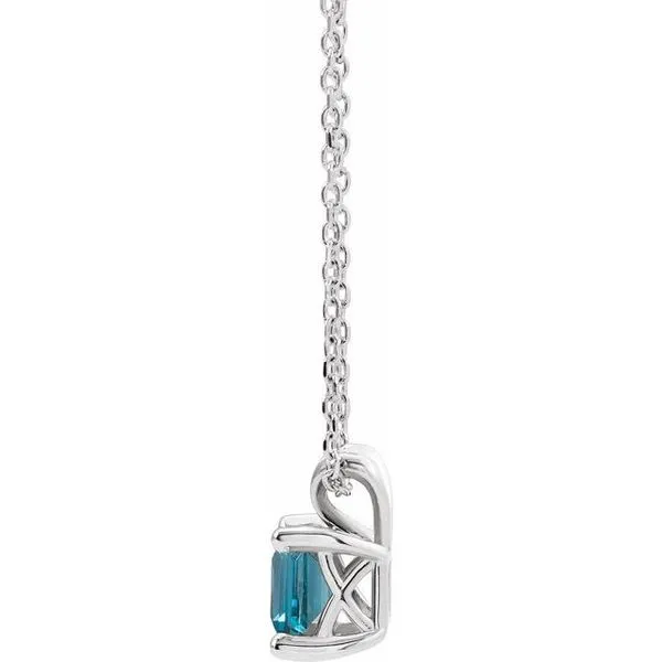 Solitaire Necklace Image 2 J. Meredith Jewelers Delafield, WI
