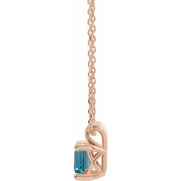 Solitaire Necklace Image 2 Woelk's House of Diamonds Russell, KS