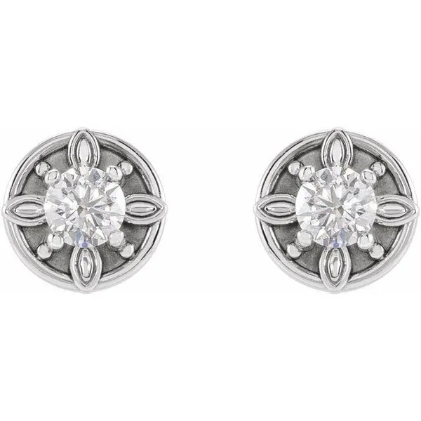 Floral-Inspired Earrings Image 2 Rasmussen Jewelers Spanish Fork, UT