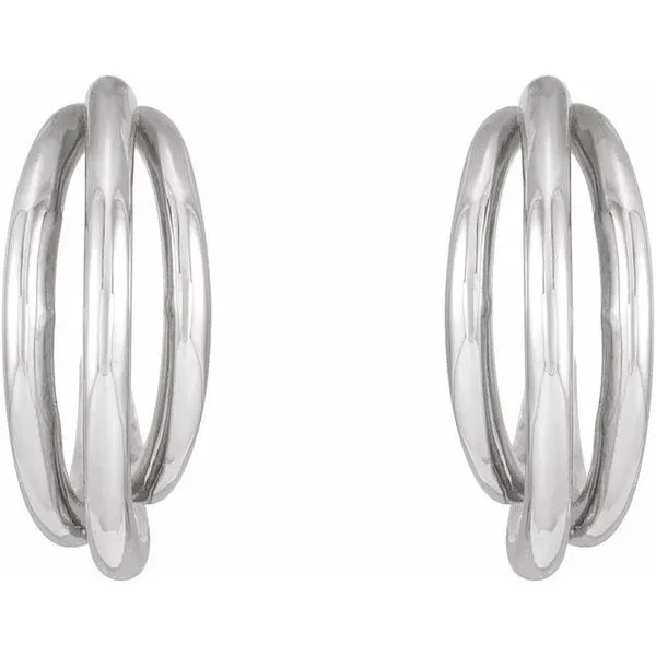 Hoop Earrings Image 2 M. J. Thomas Jewelers, Ltd. Stratford, CT