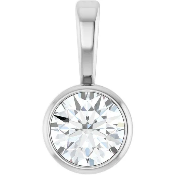 Bezel-Set Solitaire Pendant Boyd Jewelers Wesley Chapel, FL