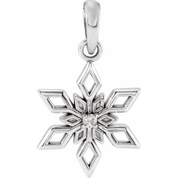 Snowflake Pendant Cherry Street Jewelers Tulsa, OK