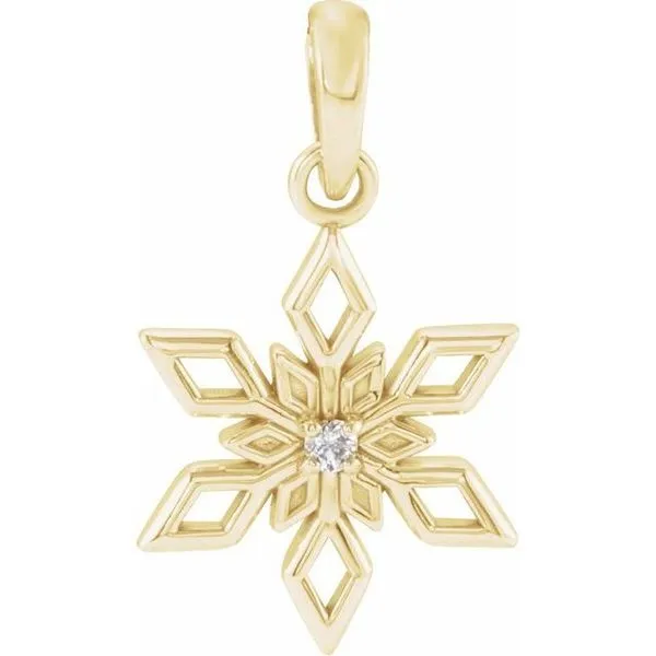 Snowflake Pendant Hopman Jewelers Elkhart, IN