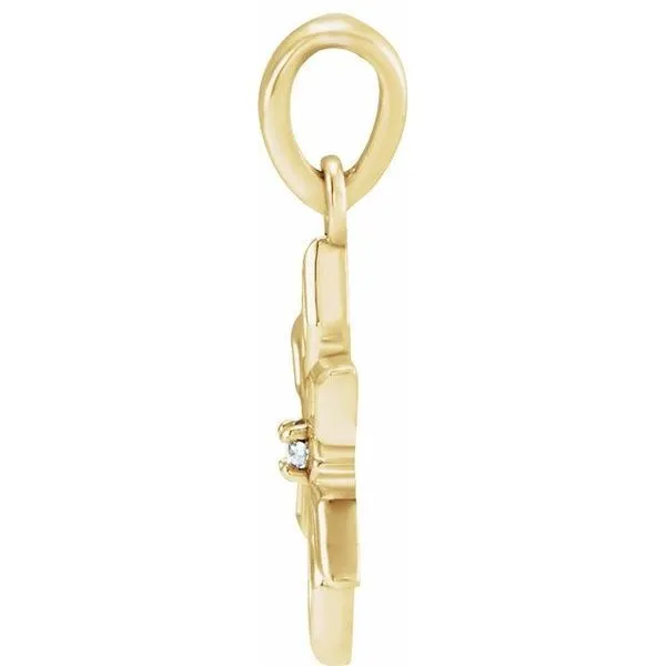 Snowflake Pendant Image 2 Hopman Jewelers Elkhart, IN