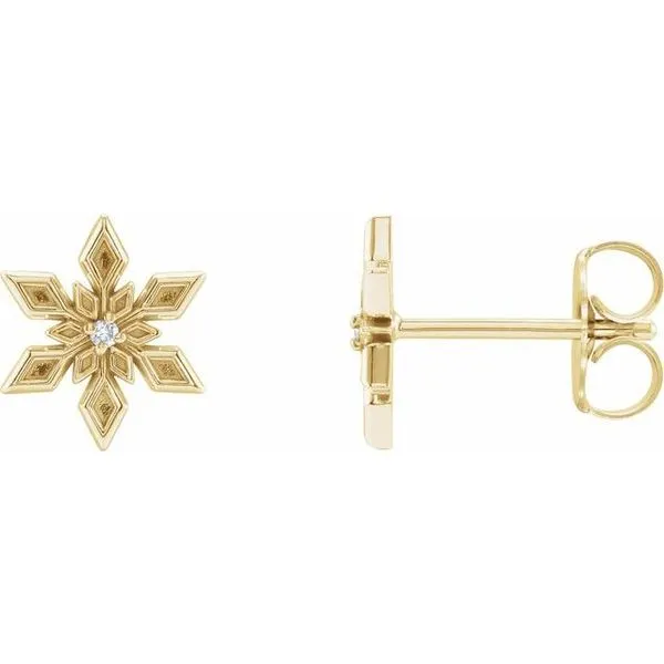 Snowflake Earrings Rasmussen Jewelers Spanish Fork, UT