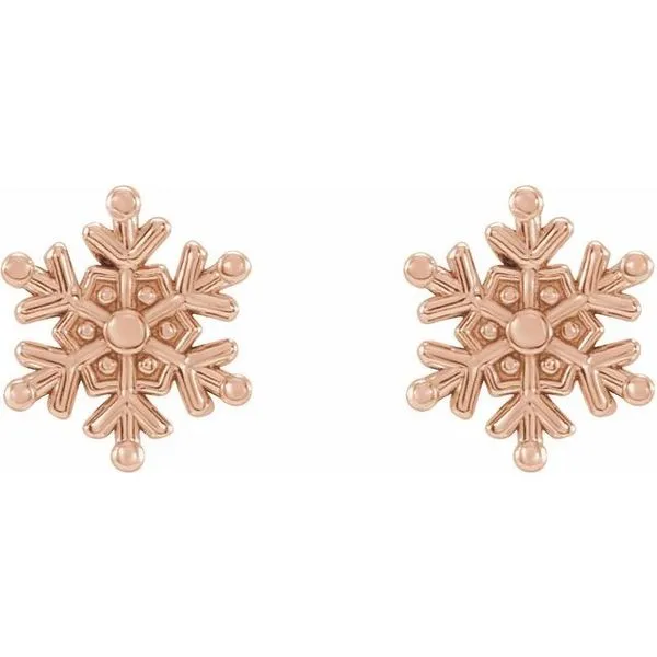 Petite Snowflake Earrings Image 2 G.G. Gems, Inc. Scottsdale, AZ