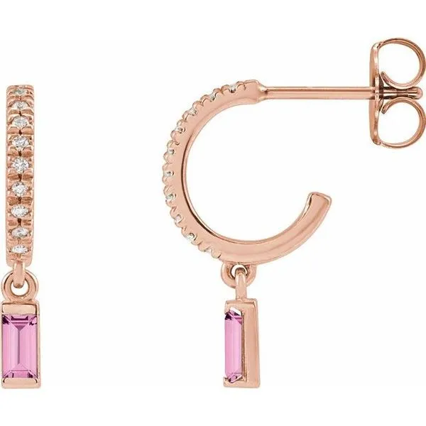 French-Set Dangle Hoop Earrings McCoy Jewelers Bartlesville, OK
