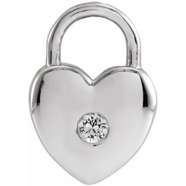Heart Lock Pendant Hopman Jewelers Elkhart, IN