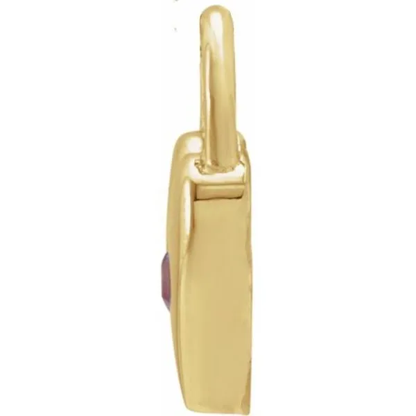 Heart Lock Pendant Image 2 Hopman Jewelers Elkhart, IN