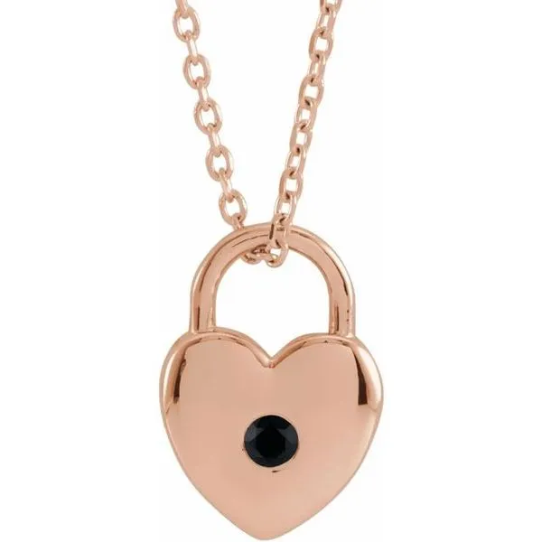Heart Lock Necklace J. Meredith Jewelers Delafield, WI
