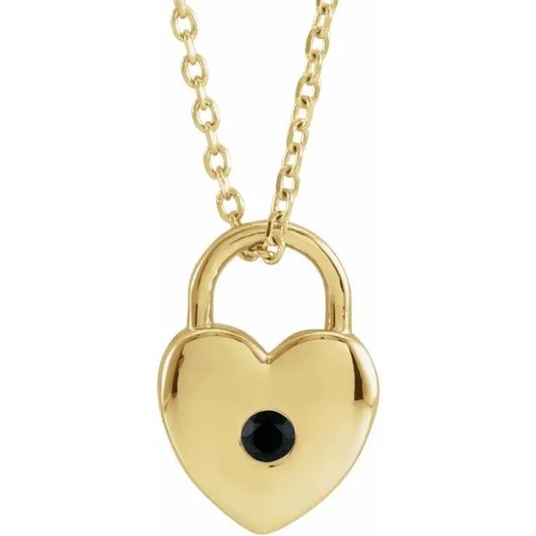 Heart Lock Necklace Hopman Jewelers Elkhart, IN