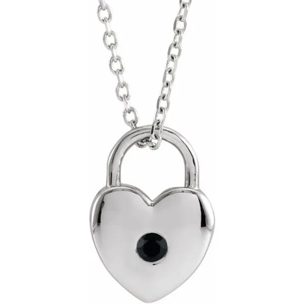 Heart Lock Necklace J. Meredith Jewelers Delafield, WI