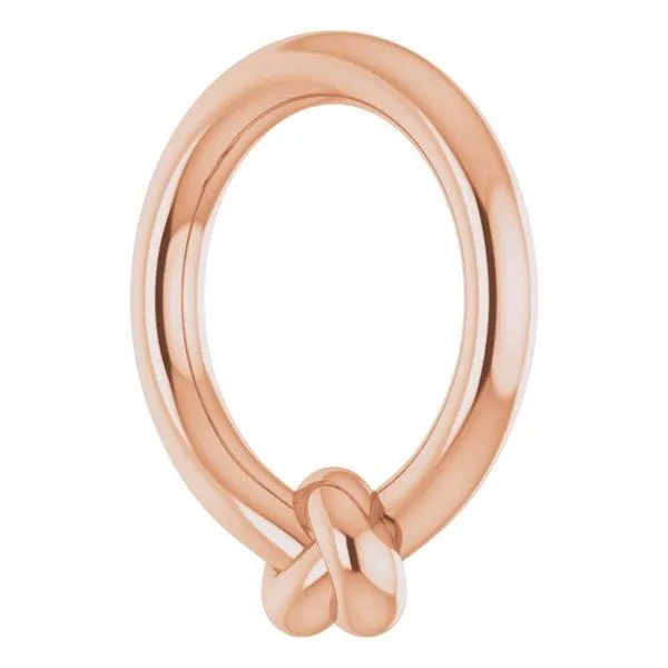 Circle Knot Pendant Image 2 Leslie E. Sandler Fine Jewelry and Gemstones rockville , MD