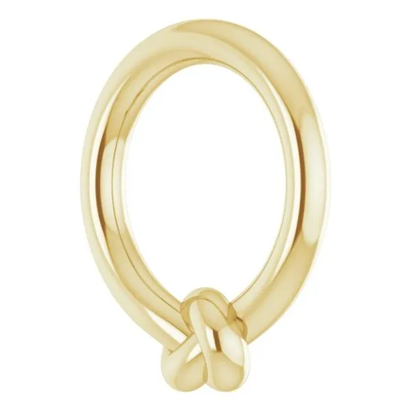 Circle Knot Pendant Image 2 James & Williams Jewelers Berwyn, IL