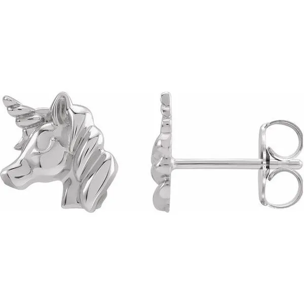 Youth Unicorn Earrings Hopman Jewelers Elkhart, IN