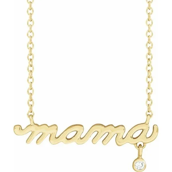 Accented Mama Necklace Hopman Jewelers Elkhart, IN