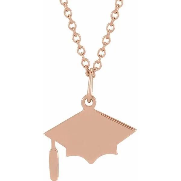 Engravable Graduation Cap Necklace J. Meredith Jewelers Delafield, WI