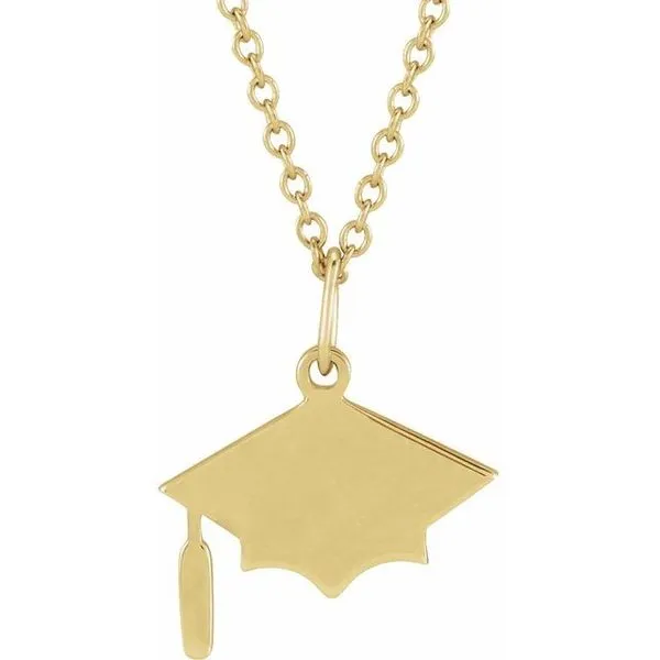 Engravable Graduation Cap Necklace Rick's Jewelers California, MD