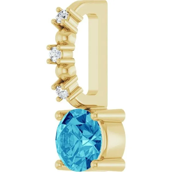 Accented Charm/Pendant Image 2 L.I. Goldmine Smithtown, NY