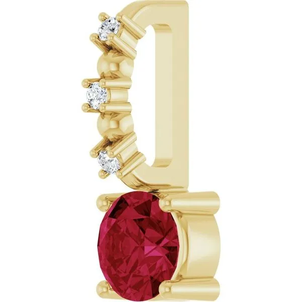 Accented Charm/Pendant Image 2 Gysbers Jewelry Waupun, WI