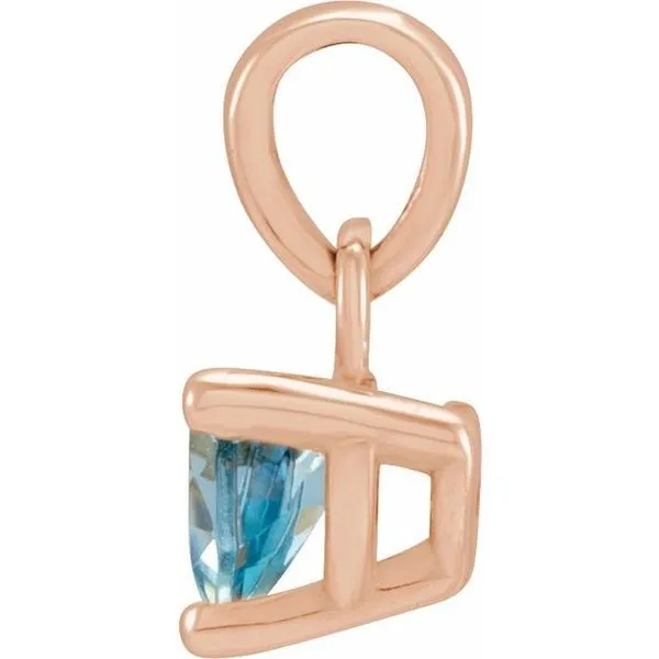 Trillion 3-Prong Solitaire Pendant Image 2 M. J. Thomas Jewelers, Ltd. Stratford, CT