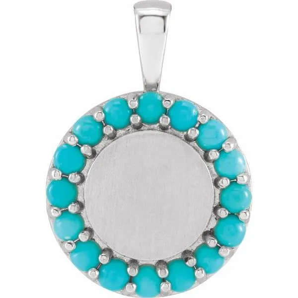 Engravable Halo-Style Pendant James & Williams Jewelers Berwyn, IL