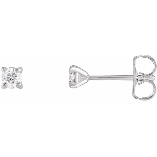 Round 4-Prong Claw Stud Earrings Cravens & Lewis Jewelers Georgetown, KY