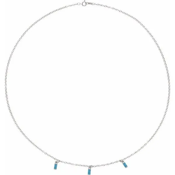 Articulated Baguette Necklace Cravens & Lewis Jewelers Georgetown, KY